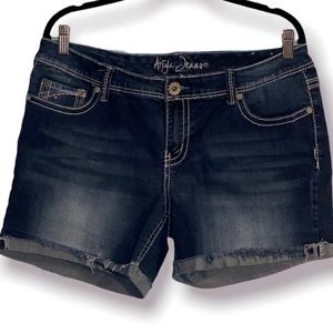 Arita jeans dark denim jean shorts plus size 15/16
